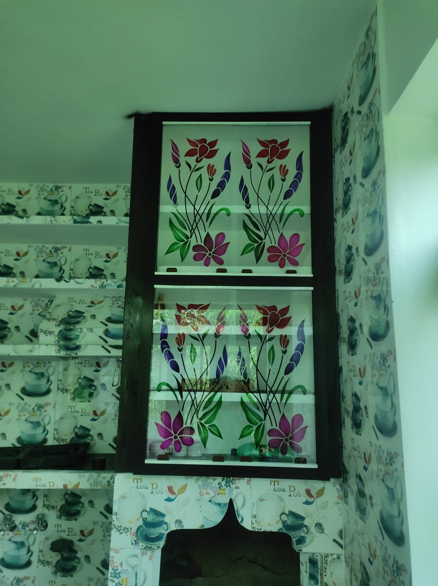 Etched Glass Stairs