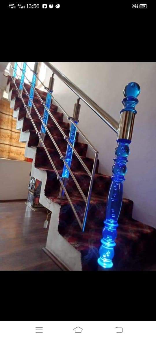 Floral Glass Showcase